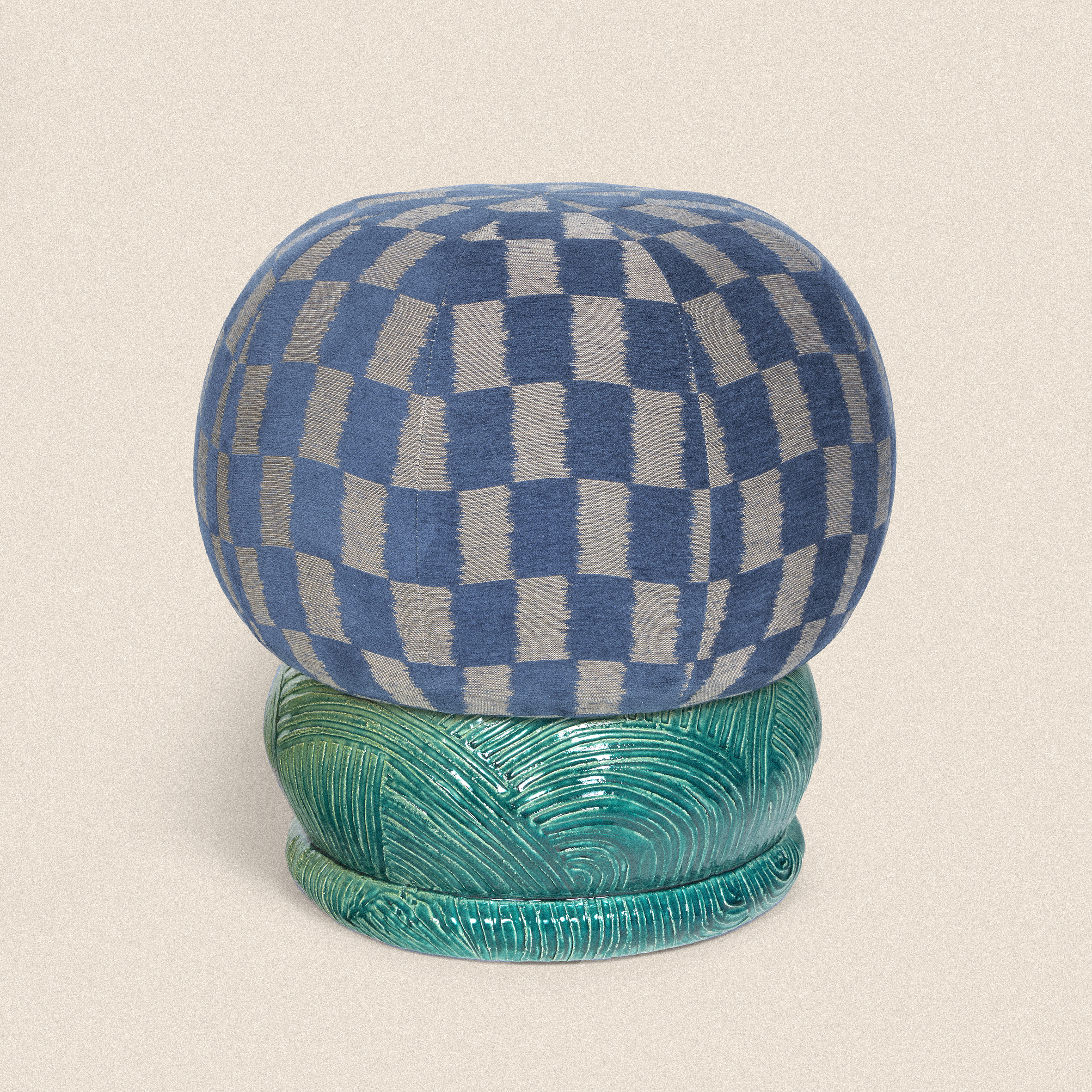 Pouf Funghi Turquoise