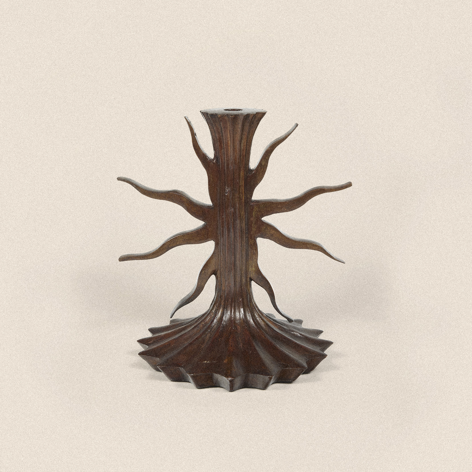 Bougeoir Sana Marron