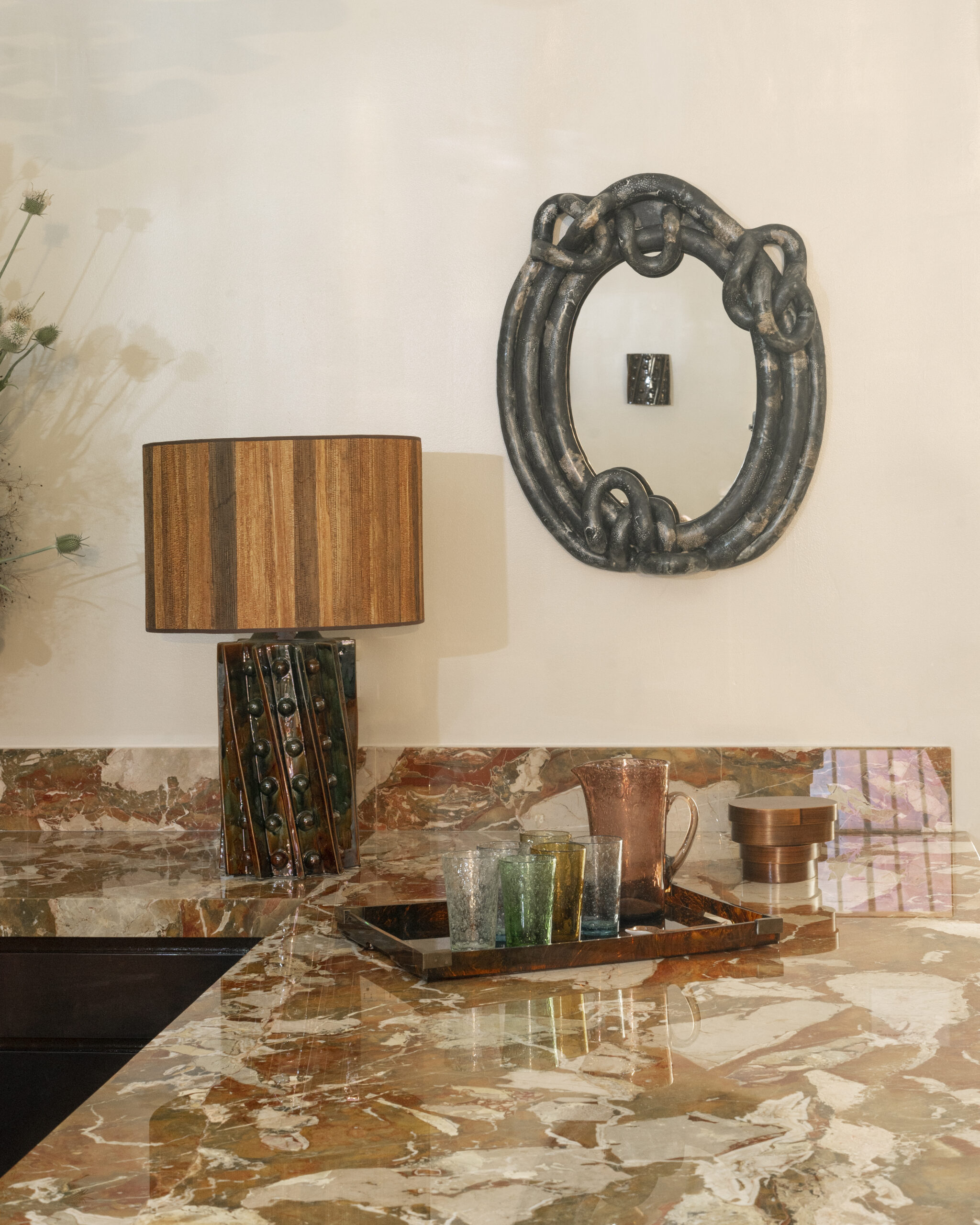 Lampe Bosphore Marron