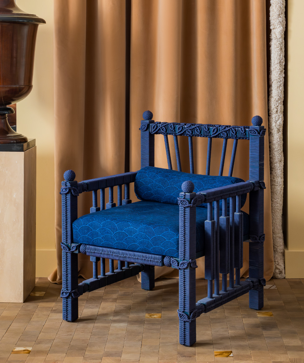 Fauteuil Madras River Makramé