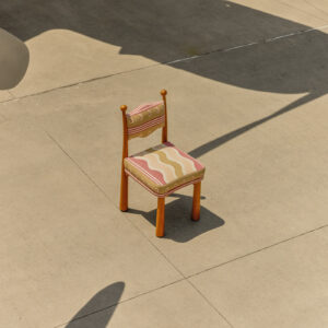 Chaise Mawu Gold & Rose